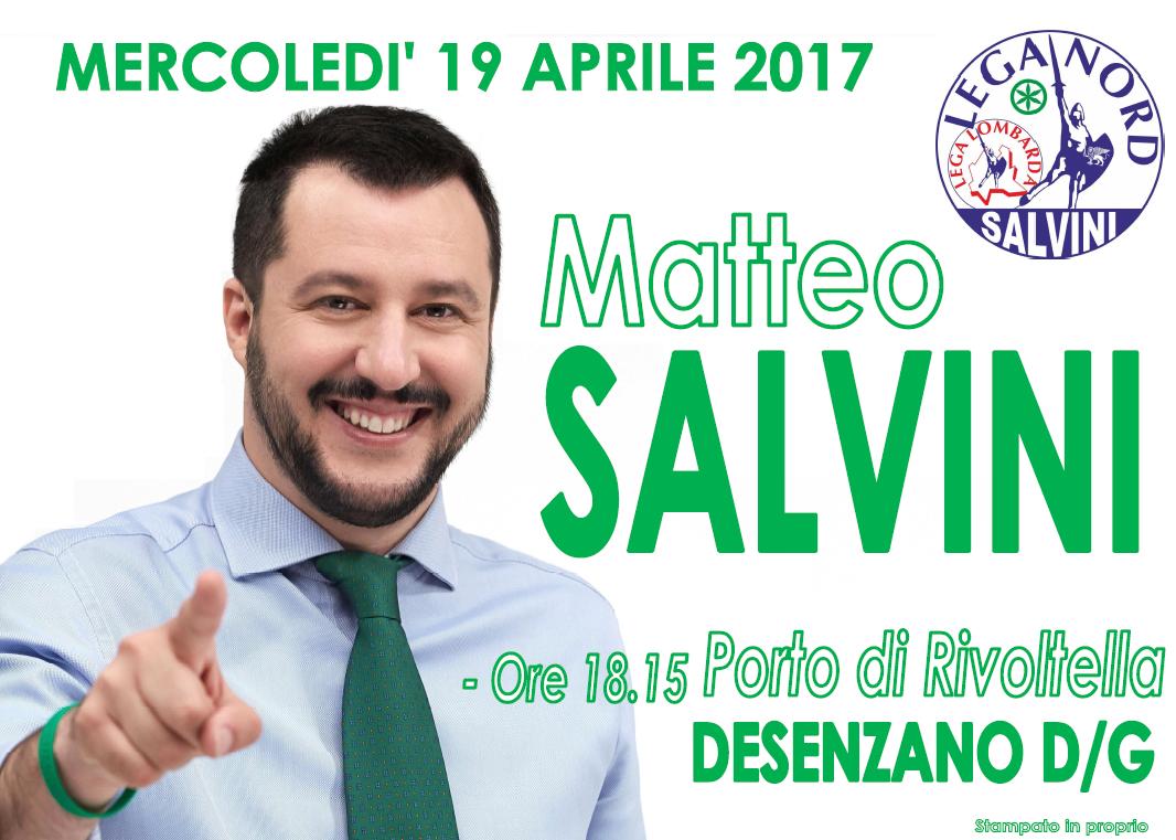 Matteo Salvini (Lega) a Desenzano