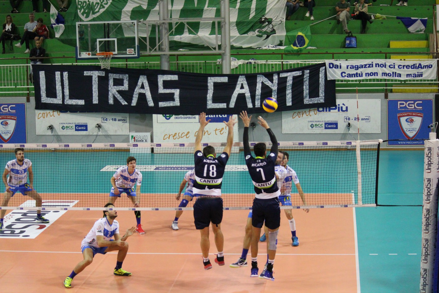 Volley, la Centrale Brescia contro Cantù, foto ufficio stampa