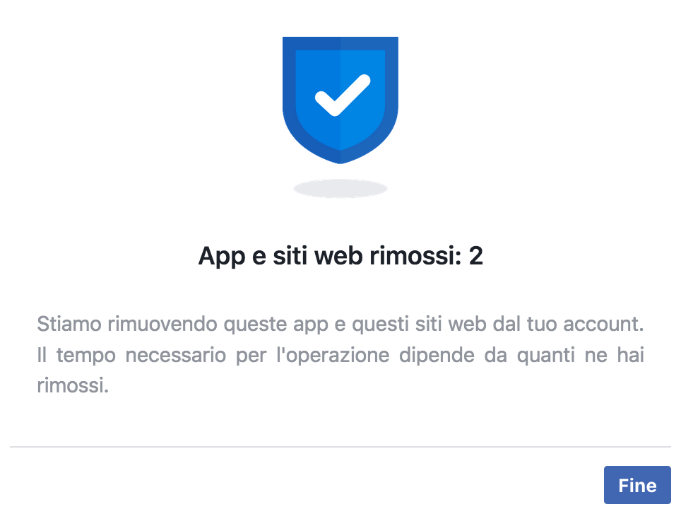 Guida disinstallare app di Facebook