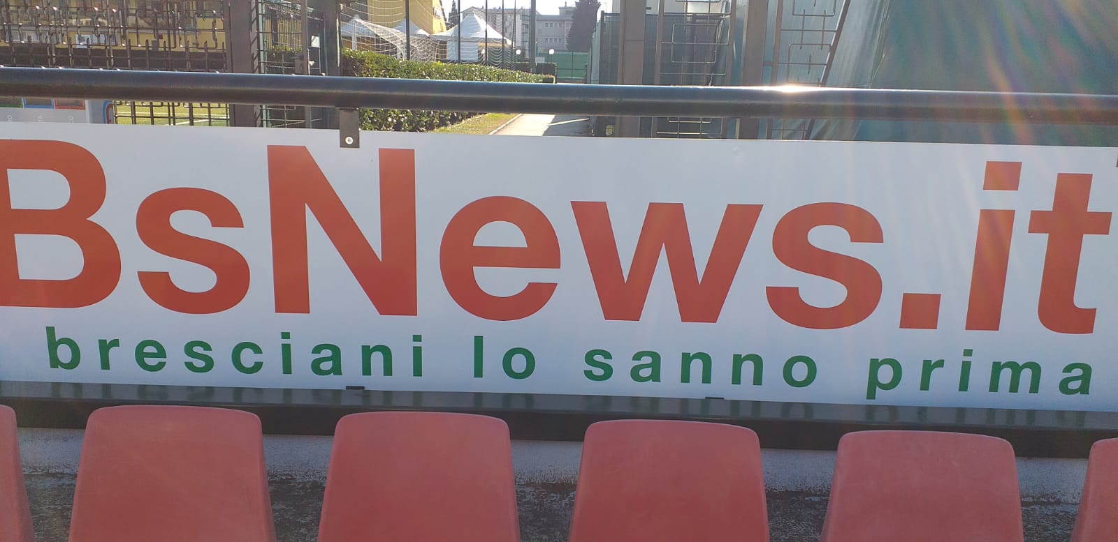 Pubblicità BsNews.it al Centro Sportivo San Filippo