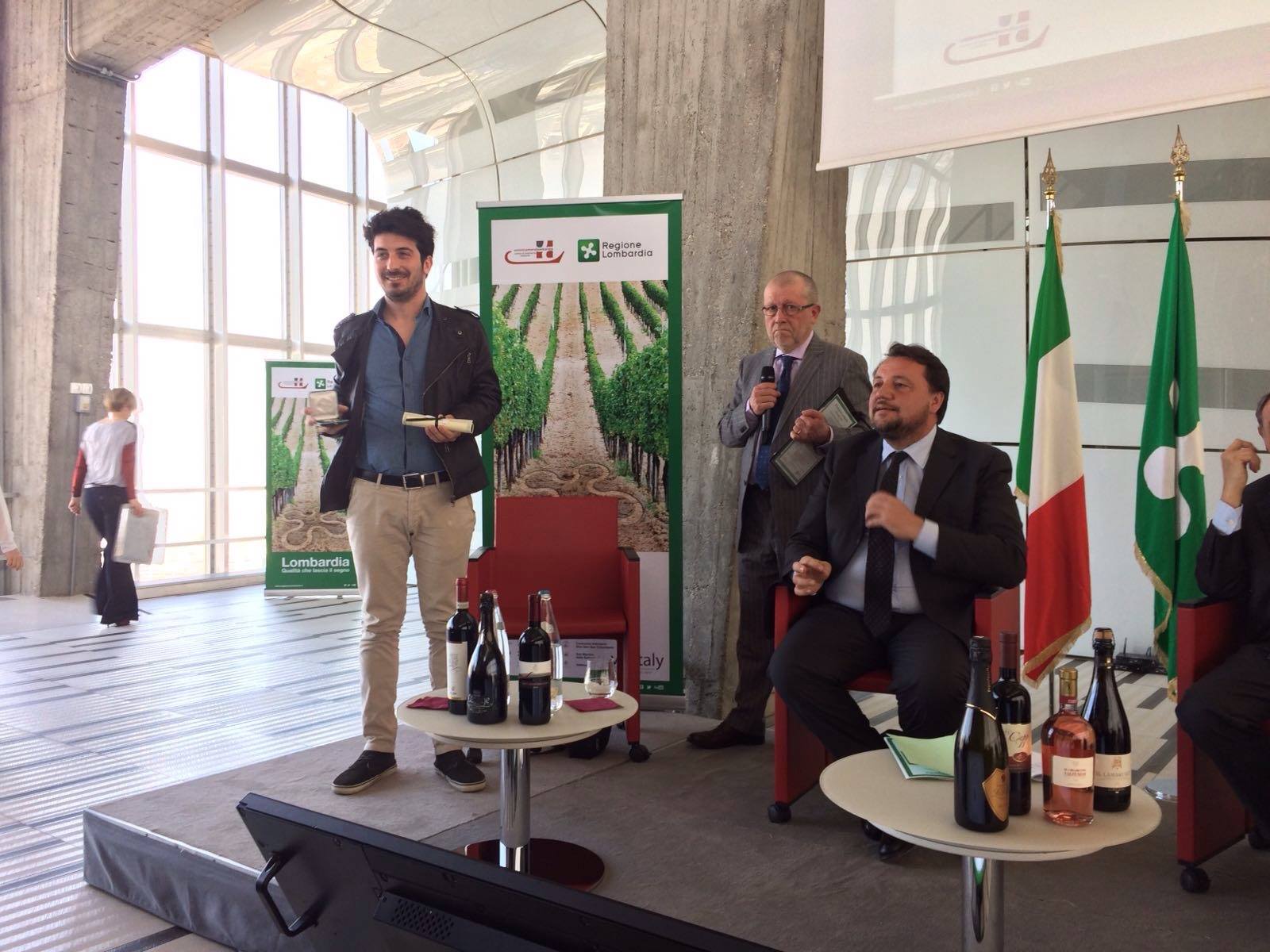 Il bresciano Davide Lazzari è ambasciatore lombardo del vino nel mondo