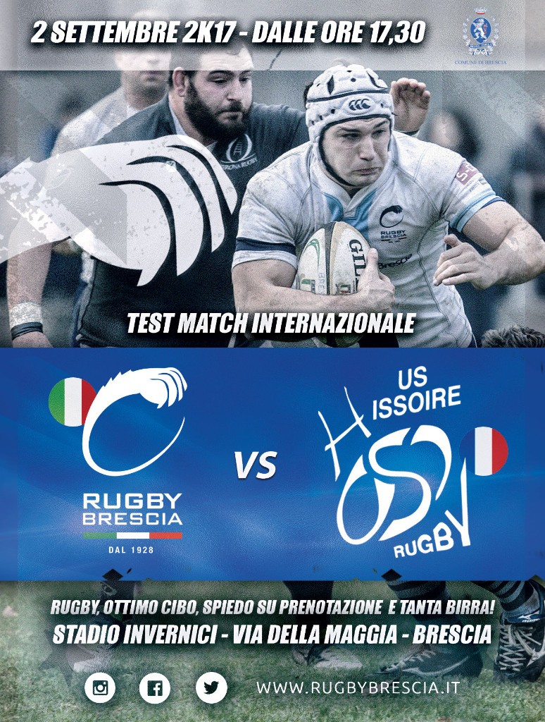 Rugby Brescia, sabato 2 settembre inizia la preseason