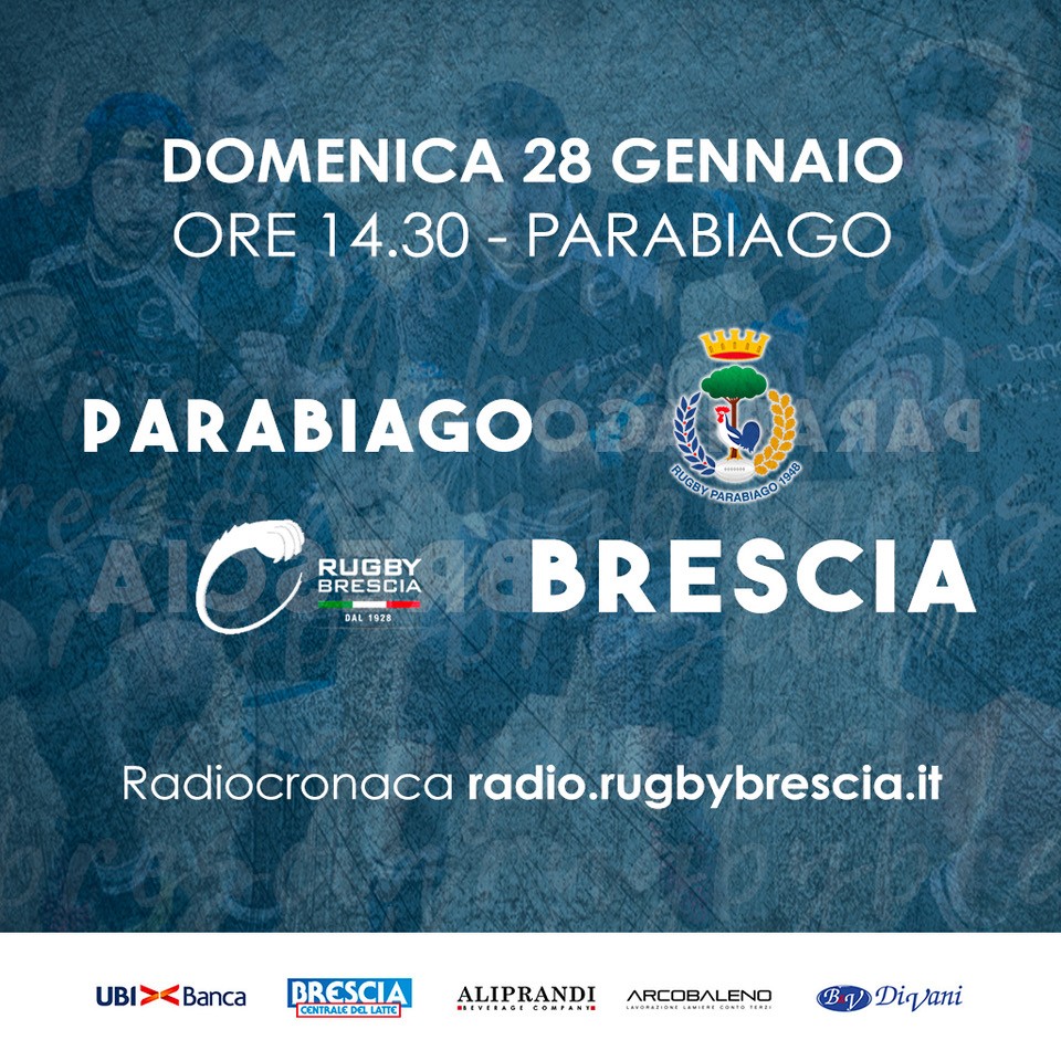 Rugby, domenica la classica tra Brescia e Parabiago