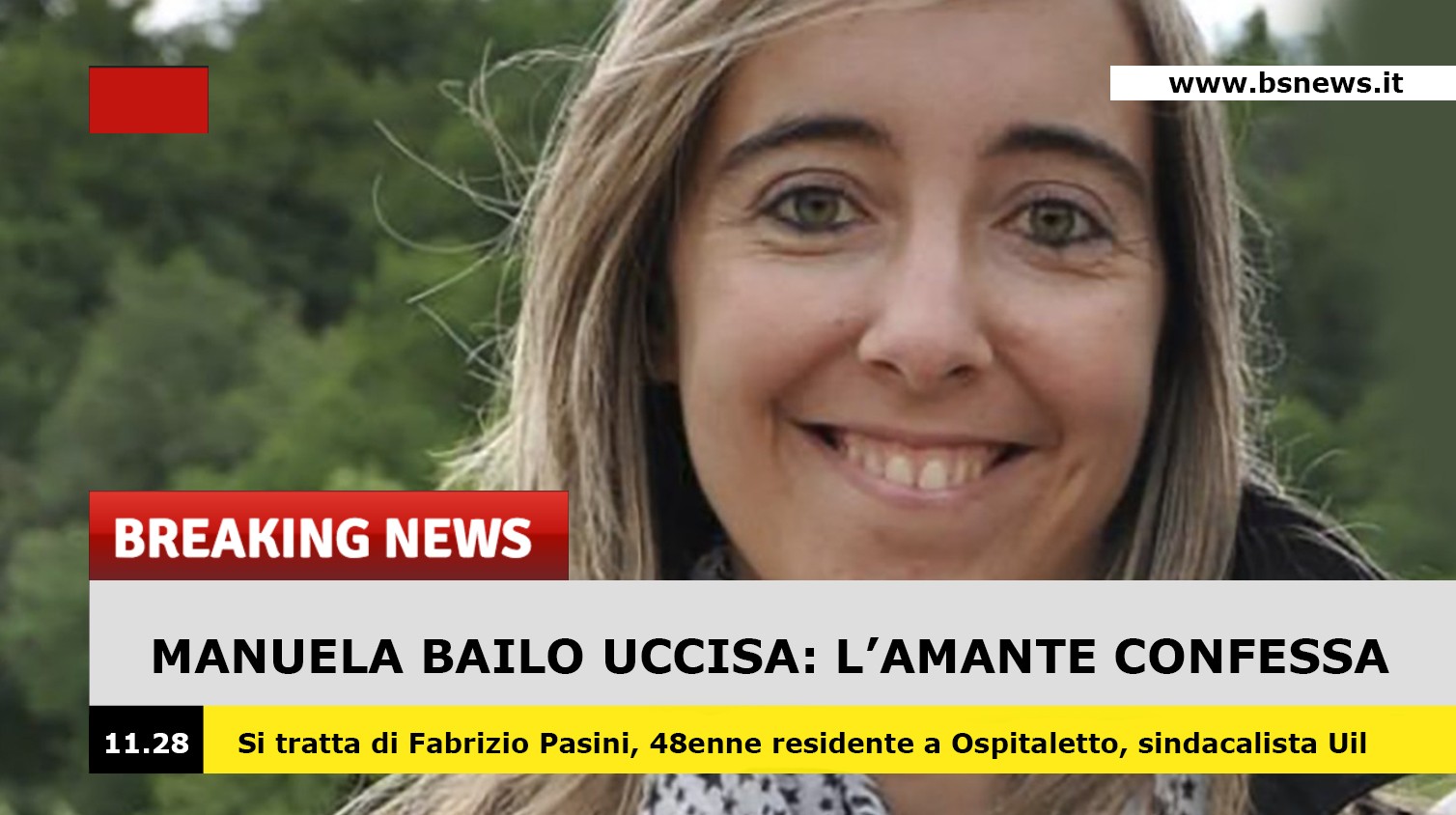 +++ Caso Manuela Bailo, l’amante confessa: l’ho uccisa io +++