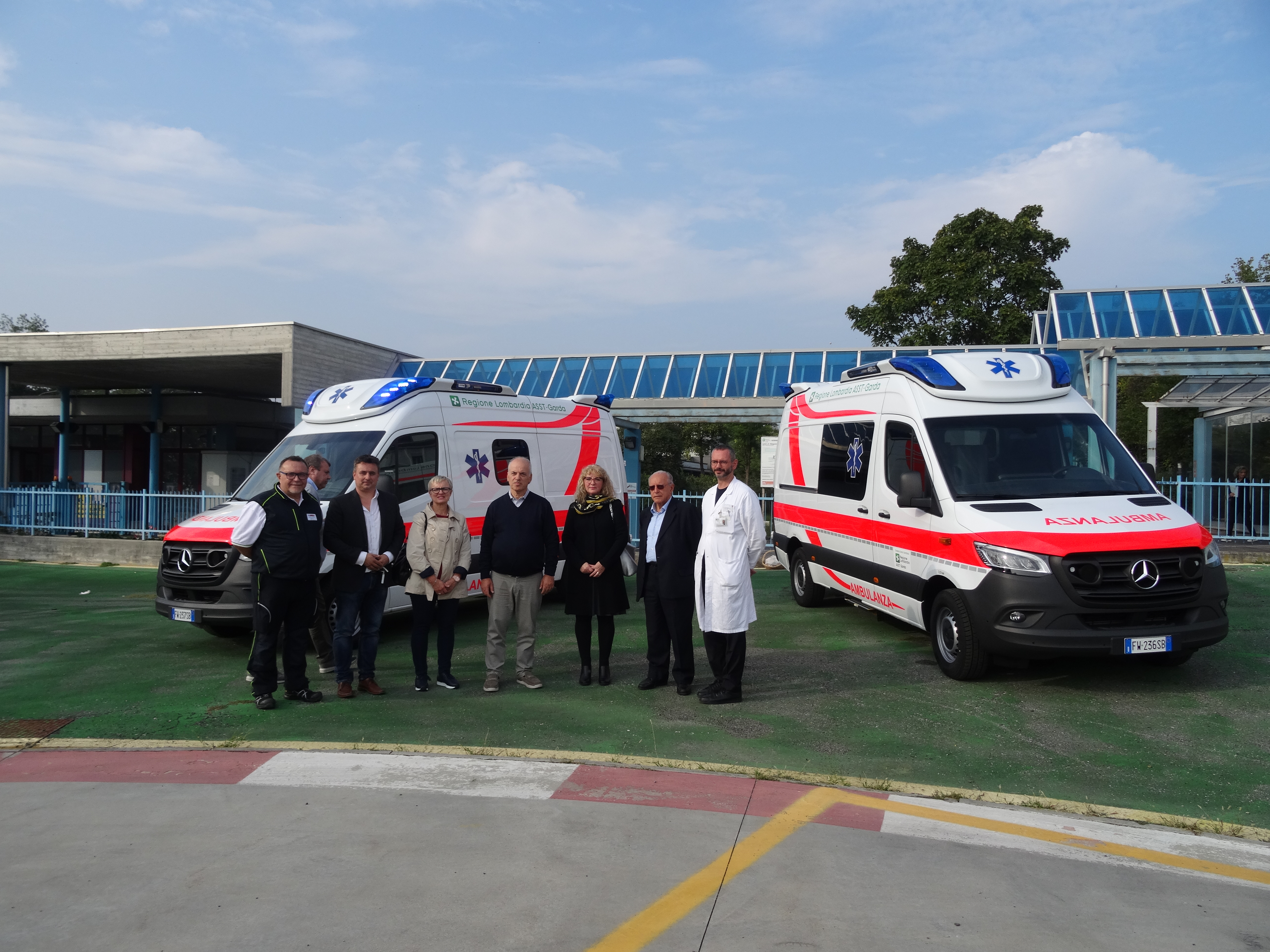 Due nuove ambulanze per l’ASST del Garda