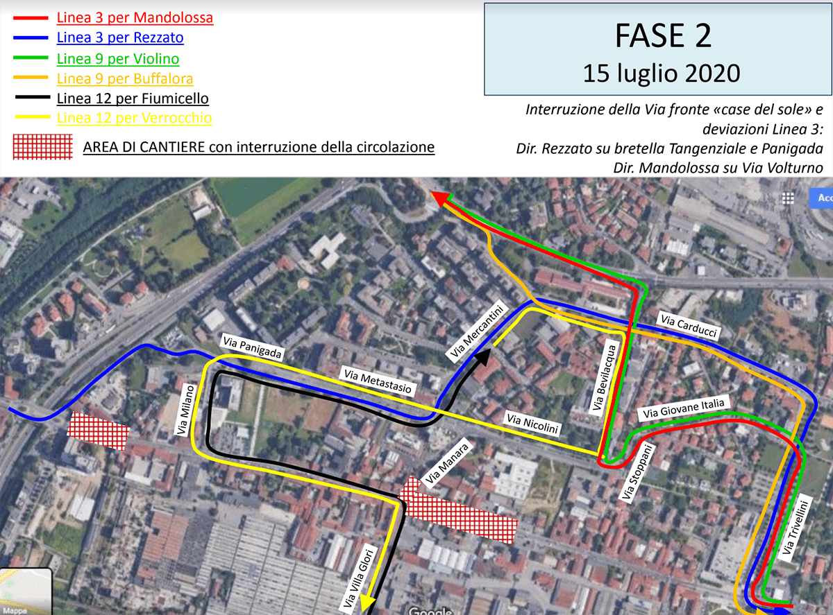 ⚠️ Brescia, lavori in corso su via Milano: strada chiusa per chi viene da Ovest