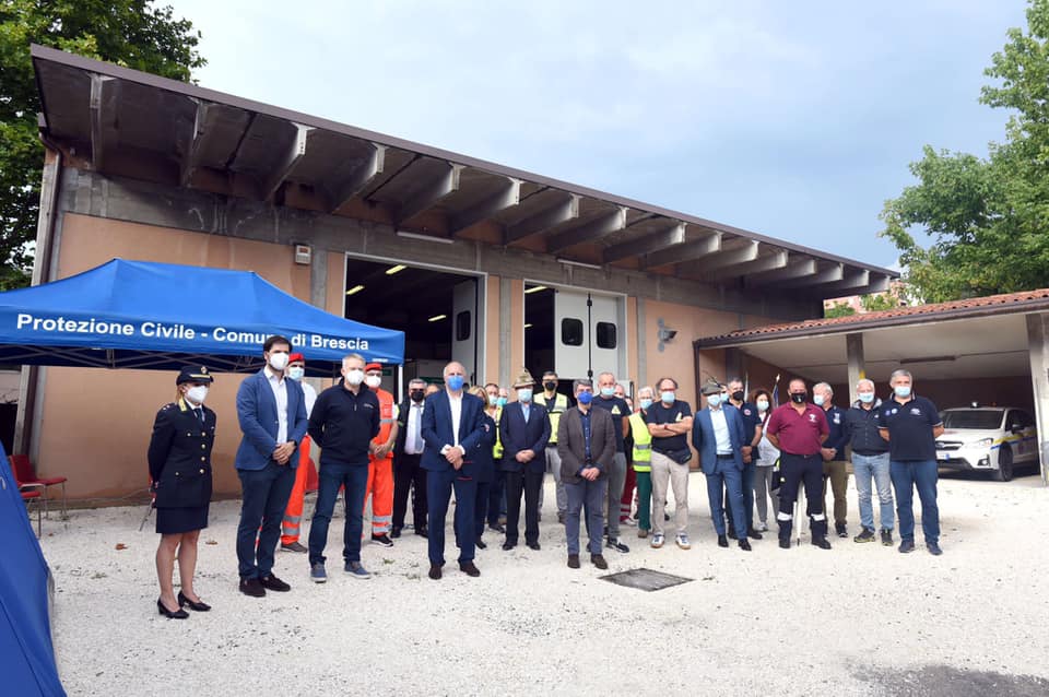 Brescia, inaugurata in via Marconi la nuova sede della Protezione Civile