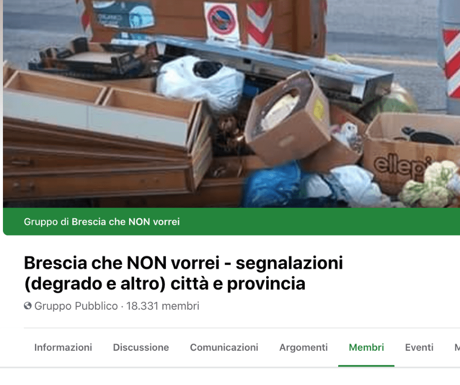 Brescia che non vorrei, il gruppo Facebook pronto a diventare un’associazione