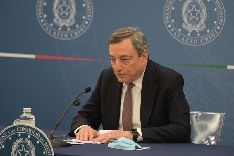 Draghi “Disparità distribuzione vaccini inaccettabile”