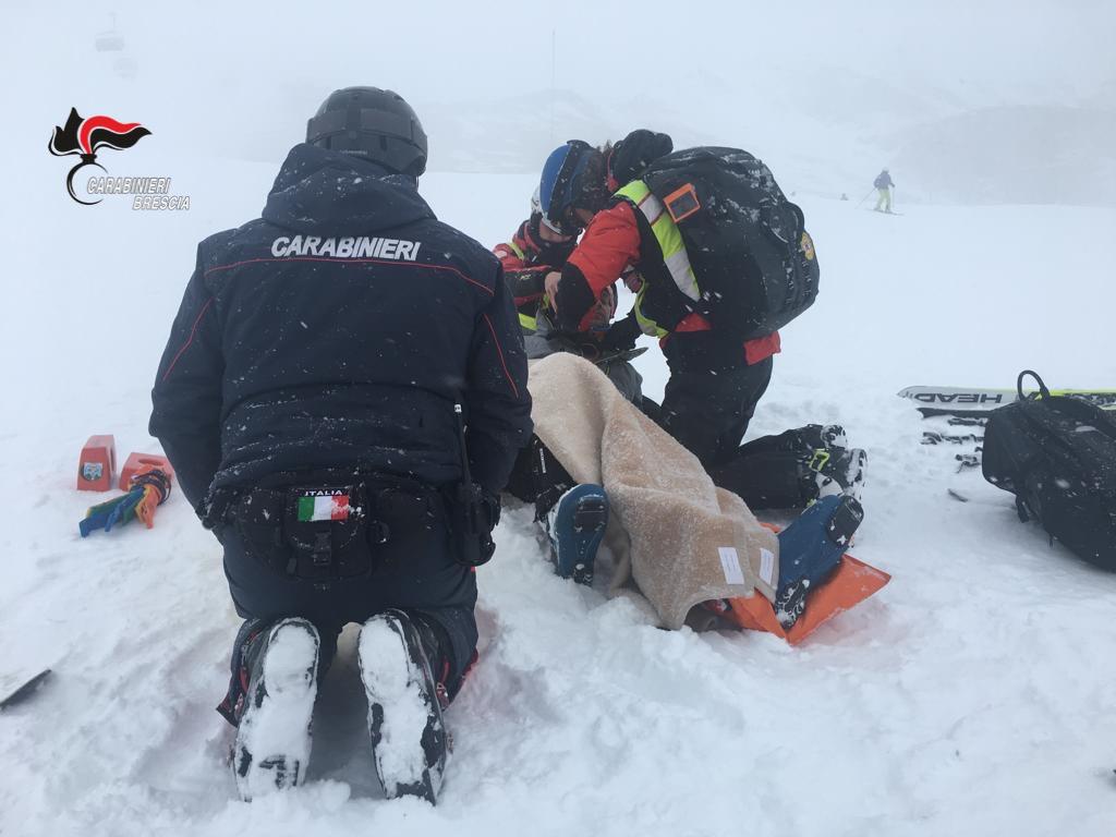 🔴 Raffica di infortuni sulle piste da sci bresciane