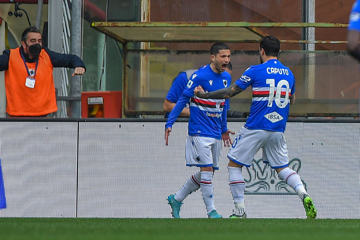 Sampdoria-Sassuolo 4-0, debutto con gol per Sensi