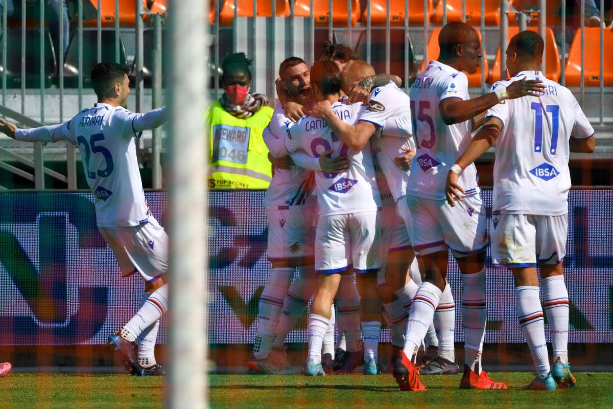 Doppietta di Caputo, la Sampdoria vince 2-0 a Venezia