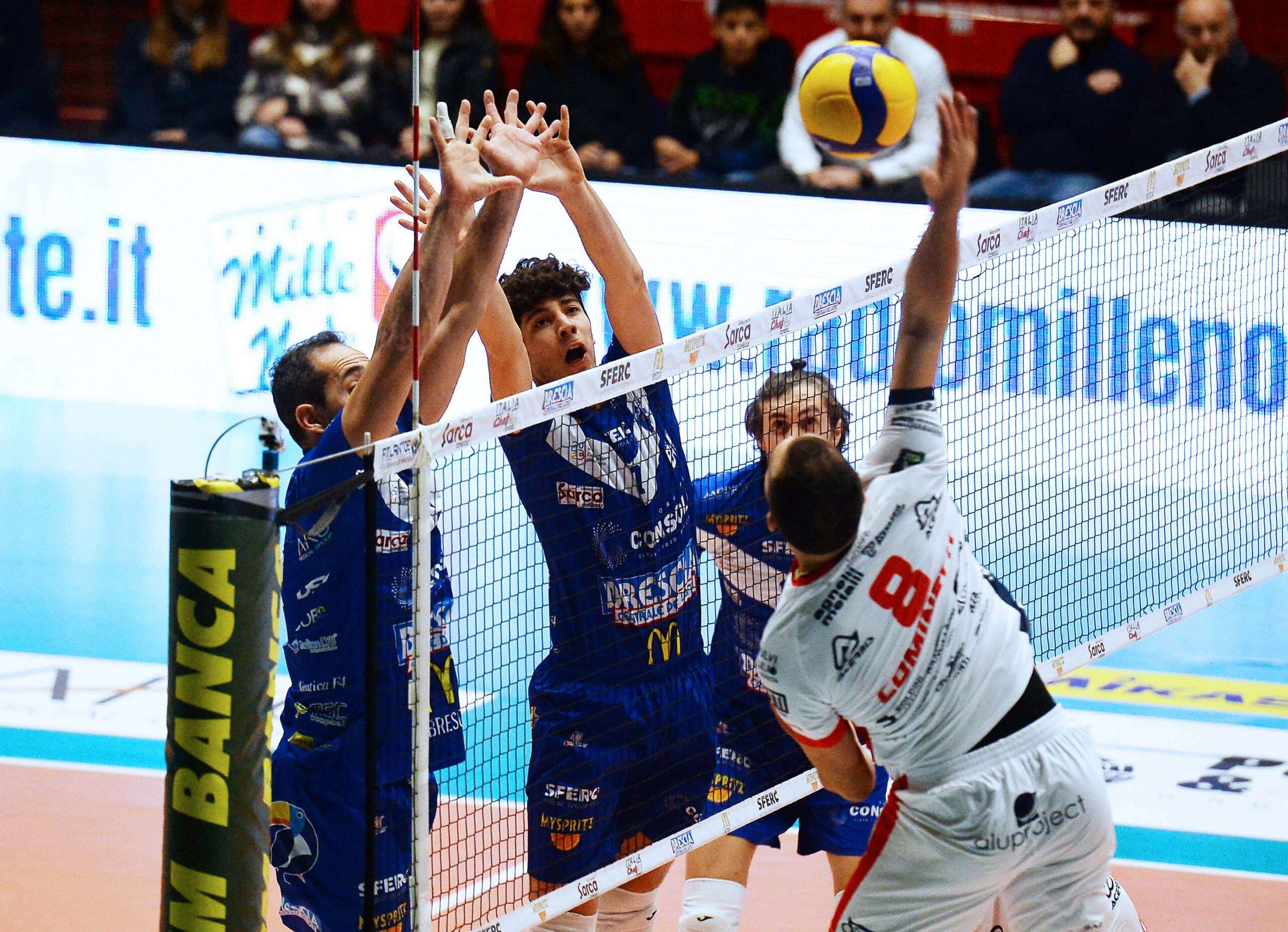 🏐 Volley, derby splendente per Brescia: i tucani battono la capolista Bergamo