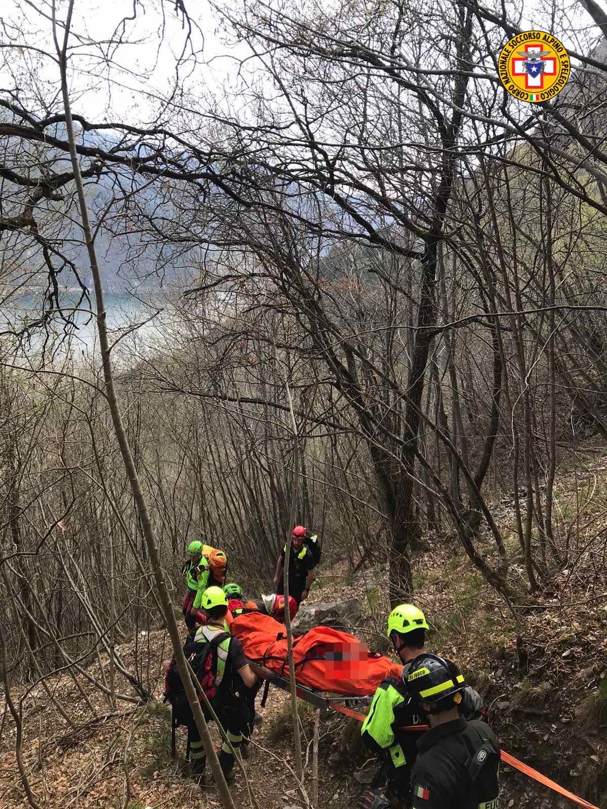 🔴 Lago d’Idro, soccorsi in quota per una 60enne infortunata a una gamba