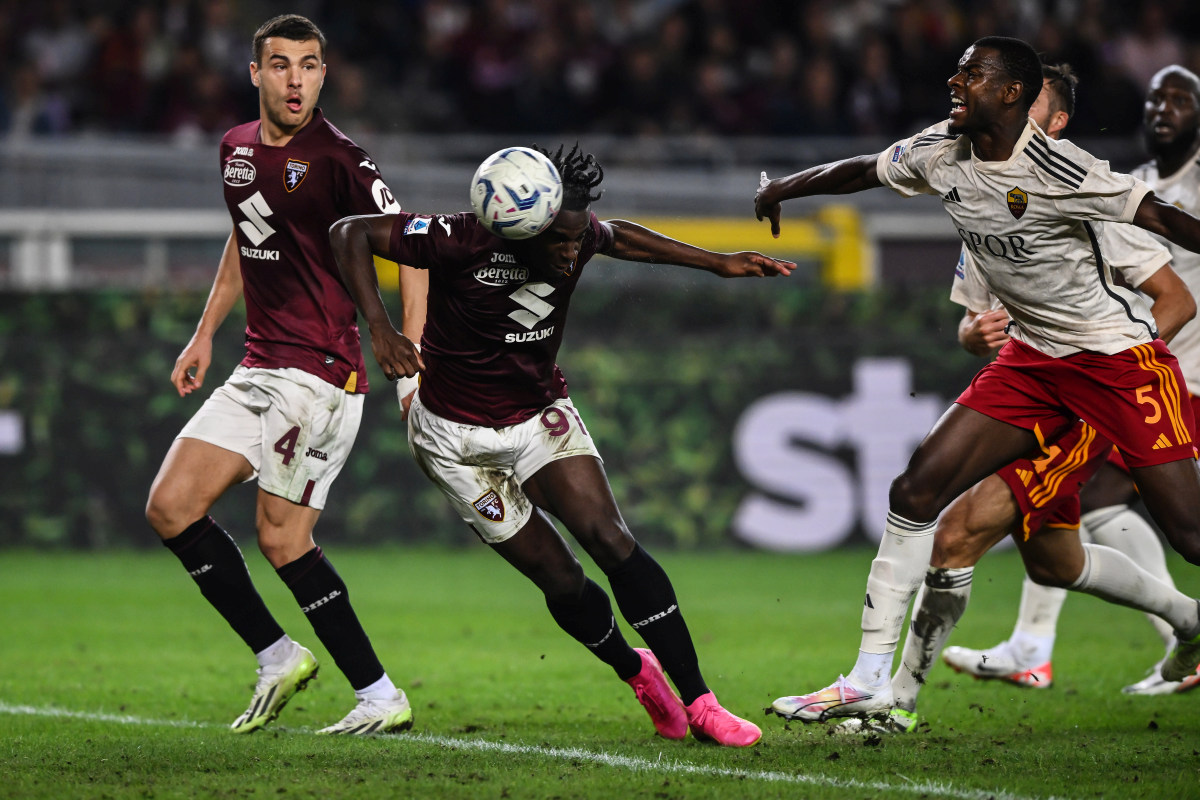 Zapata replica a Lukaku, finisce 1-1 Torino-Roma