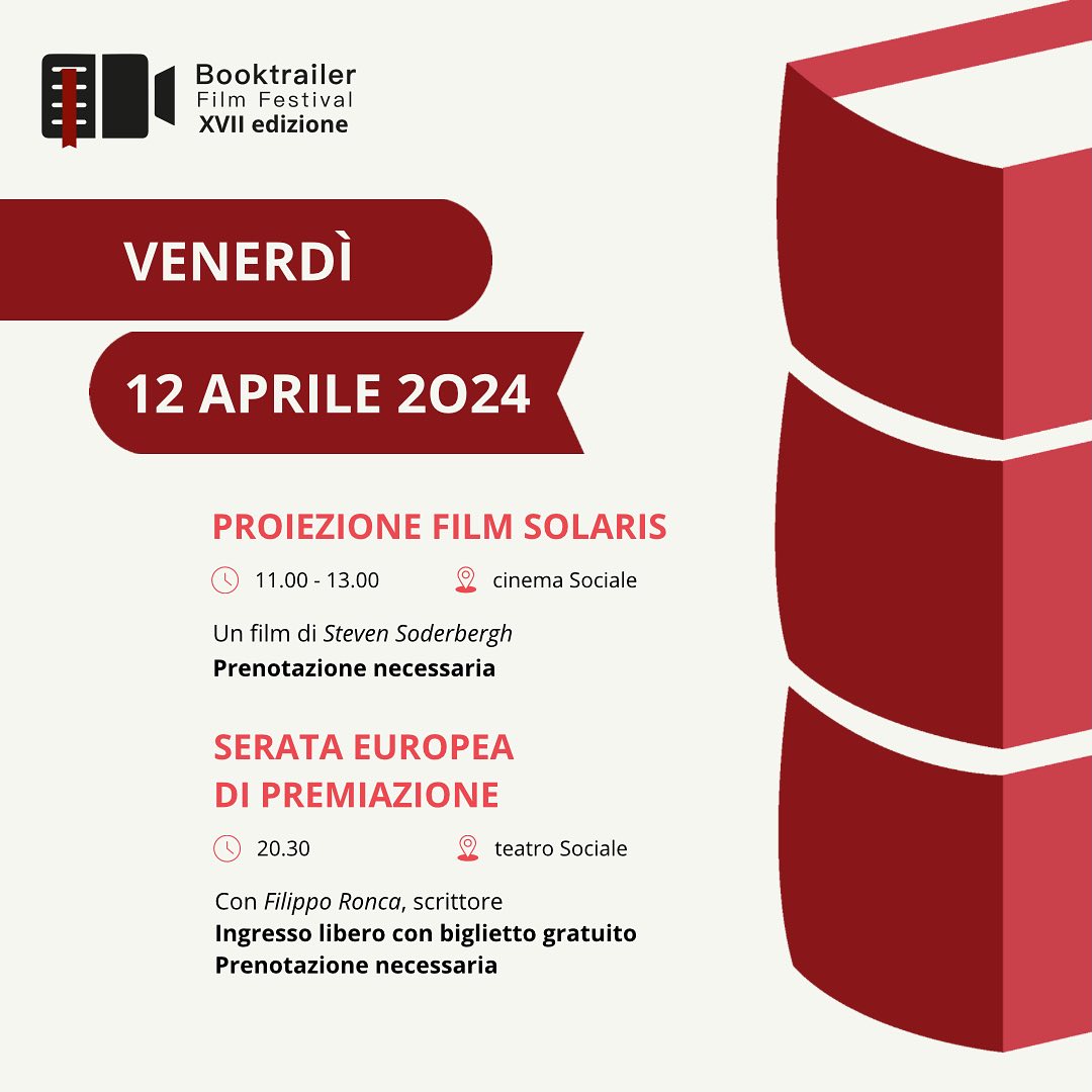 ▼ I libri tornano protagonisti (in video) con il Booktrailer Film Festival: venerdì le premiazioni