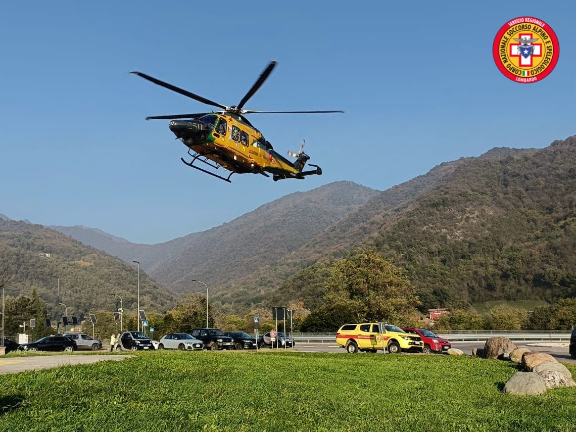 Vobarno, due ragazzi bloccati nel canale a quota 1.200 metri e salvati in elicottero